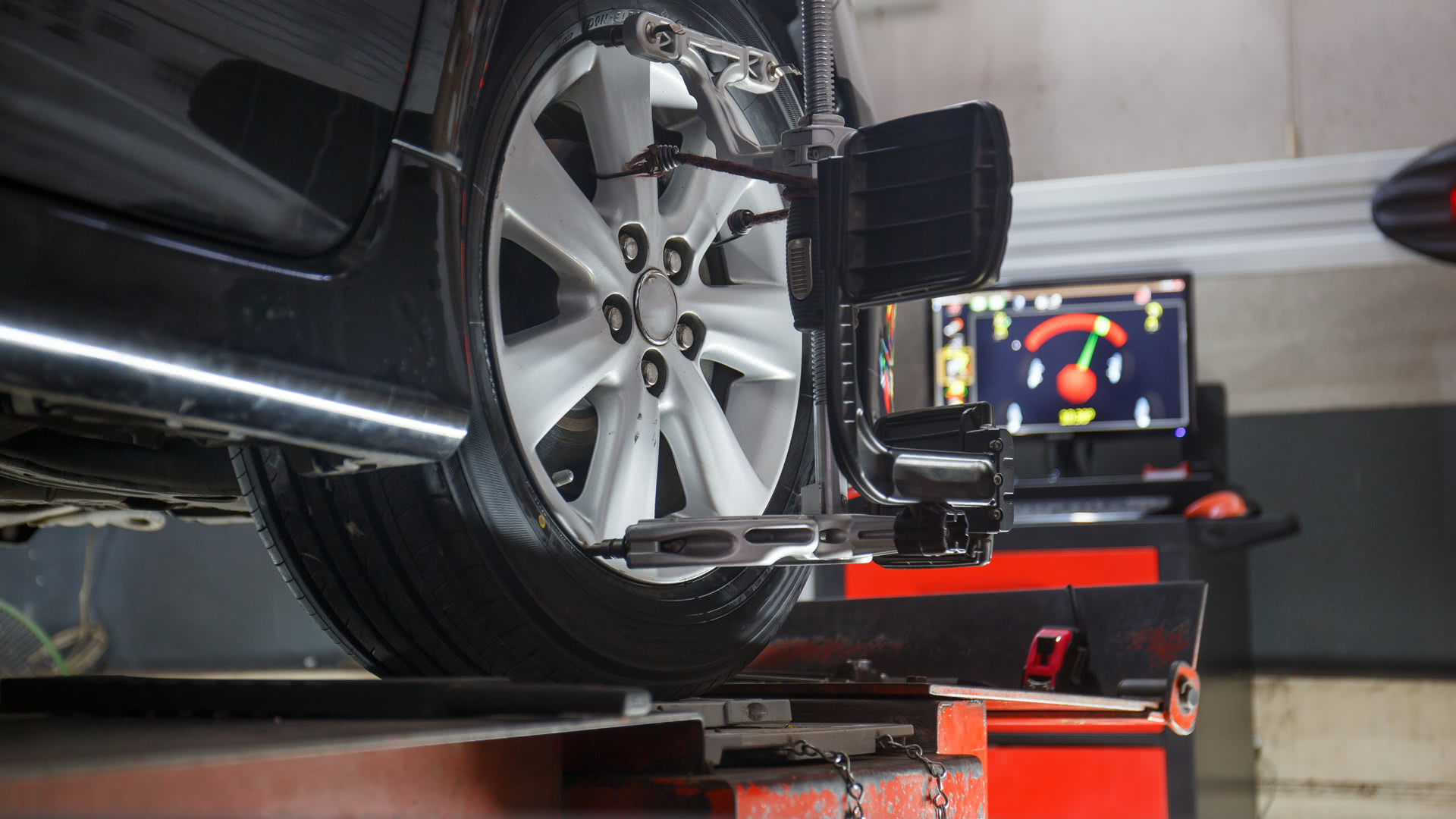 4-wheel laser alignment